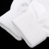Maxbell Girls Women Kids Ice Skating Gloves Magic Stretch Glove White    S