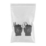 Maxbell Girls Women Kids Ice Skating Gloves Magic Stretch Glove Black    L