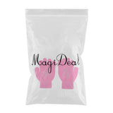 Maxbell Girls Women Kids Ice Skating Gloves Magic Stretch Glove Pink    L
