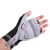 Maxbell Summer Breathable Cycling Motorcycle Half Finger Gel Padded Gloves S Black