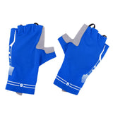 Maxbell Summer Breathable Cycling Motorcycle Half Finger Gel Padded Gloves S Blue