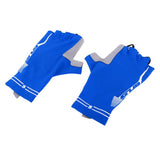 Maxbell Summer Breathable Cycling Motorcycle Half Finger Gel Padded Gloves S Blue