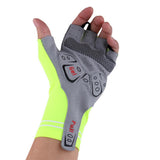 Maxbell Summer Breathable Cycling Motorcycle Half Finger Gel Padded Gloves S Green
