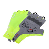 Maxbell Summer Breathable Cycling Motorcycle Half Finger Gel Padded Gloves S Green
