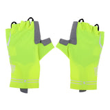 Maxbell Summer Breathable Cycling Motorcycle Half Finger Gel Padded Gloves S Green