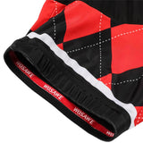 Maxbell Breathable Comfortable Black and Red Grid Summer Mountain Biking Shorts XXL