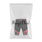 Maxbell Breathable Comfortable Black and Red Grid Summer Mountain Biking Shorts XXL