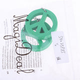 Maxbell 2 Pieces Round Buoy EVA Floating Keychain Keyring Yachting Key Float Green