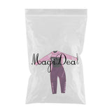 Maxbell Neoprene Wetsuit Long Sleeve Full Body Swimsuit for Kids Black+ pink S