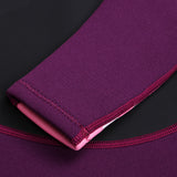 Maxbell Neoprene Wetsuit Long Sleeve Full Body Swimsuit for Kids Black+ pink L