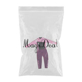 Maxbell Neoprene Wetsuit Long Sleeve Full Body Swimsuit for Kids Black+ pink L