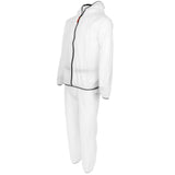 Maxbell Unisex Cycling Rain Jacket Windproof Rain Coat Outdoor Rain Suit White S