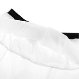 Maxbell Unisex Cycling Rain Jacket Windproof Rain Coat Outdoor Rain Suit White S