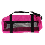 Maxbell Durable Mesh Scuba Dive Duffel Bag Equipment Storage Pouch Case Pink