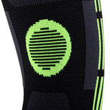 Maxbell Sports Knee Brace Support Injury Pressure Protector for Basketball M Green