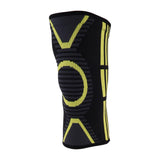 Maxbell Sports Knee Brace Support Injury Pressure Protector for Basketball M Yellow