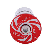 Maxbell Bike Mountain Road Bicycle Headset Stem Cap Expansion Screws Top Caps Red