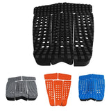 Maxbell 5 Pieces Square Grooved EVA Surfboard SUP Traction Deck Grip Tail Pad Gray