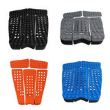 Maxbell 5 Pieces Square Grooved EVA Surfboard SUP Traction Deck Grip Tail Pad Gray