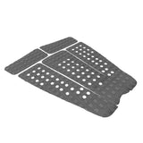 Maxbell 5 Pieces Square Grooved EVA Surfboard SUP Traction Deck Grip Tail Pad Gray