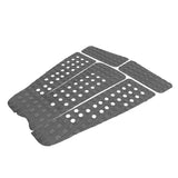 Maxbell 5 Pieces Square Grooved EVA Surfboard SUP Traction Deck Grip Tail Pad Gray