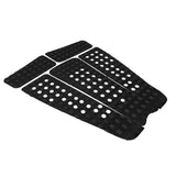 Maxbell 5 Pieces Square Grooved EVA Surfboard SUP Traction Deck Grip Tail Pad Black