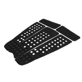 Maxbell 5 Pieces Square Grooved EVA Surfboard SUP Traction Deck Grip Tail Pad Black