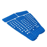 Maxbell 5 Pieces Square Grooved EVA Surfboard SUP Traction Deck Grip Tail Pad Blue