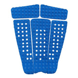 Maxbell 5 Pieces Square Grooved EVA Surfboard SUP Traction Deck Grip Tail Pad Blue