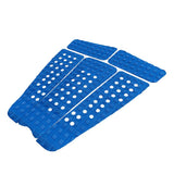 Maxbell 5 Pieces Square Grooved EVA Surfboard SUP Traction Deck Grip Tail Pad Blue