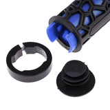Maxbell Bike MTB Bicycle Handlebar Fixed Gear Lock-on Rubber Anti-Slip Grips  Blue
