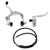 Maxbell Road Bike Bicycle Cycling U Brake Caliper Bracket Front/ Rear Front Silver
