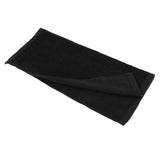 Maxbell Foldable Sports Hiking Golf Towel Cotton Comfortable Sport Hand Towel Black