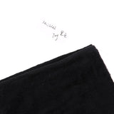 Maxbell Foldable Sports Hiking Golf Towel Cotton Comfortable Sport Hand Towel Black