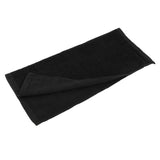 Maxbell Foldable Sports Hiking Golf Towel Cotton Comfortable Sport Hand Towel Black