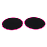 Maxbell 1 Pair Glider Slide Discs Fitness Gliding Gym Slider Exercise Core Pink