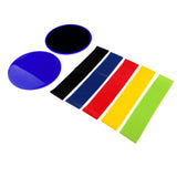 Maxbell Glider Slide Discs Fitness Exercise Gliding Slider & Resistance Loop Blue