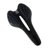 Maxbell Soft Bike Saddle Cycling Seat Cushion Cover Bicycle Saddle Pad Black Blue