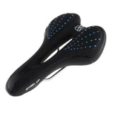 Maxbell Soft Bike Saddle Cycling Seat Cushion Cover Bicycle Saddle Pad Black Blue