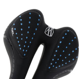 Maxbell Soft Bike Saddle Cycling Seat Cushion Cover Bicycle Saddle Pad Black Blue