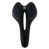 Maxbell Soft Bike Saddle Cycling Seat Cushion Cover Bicycle Saddle Pad Black Blue