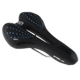 Maxbell Soft Bike Saddle Cycling Seat Cushion Cover Bicycle Saddle Pad Black Blue