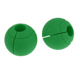 Maxbell 1 Pair Weight Lifting Barbell Hand Grip Ball Training Dumbbell Grips Green