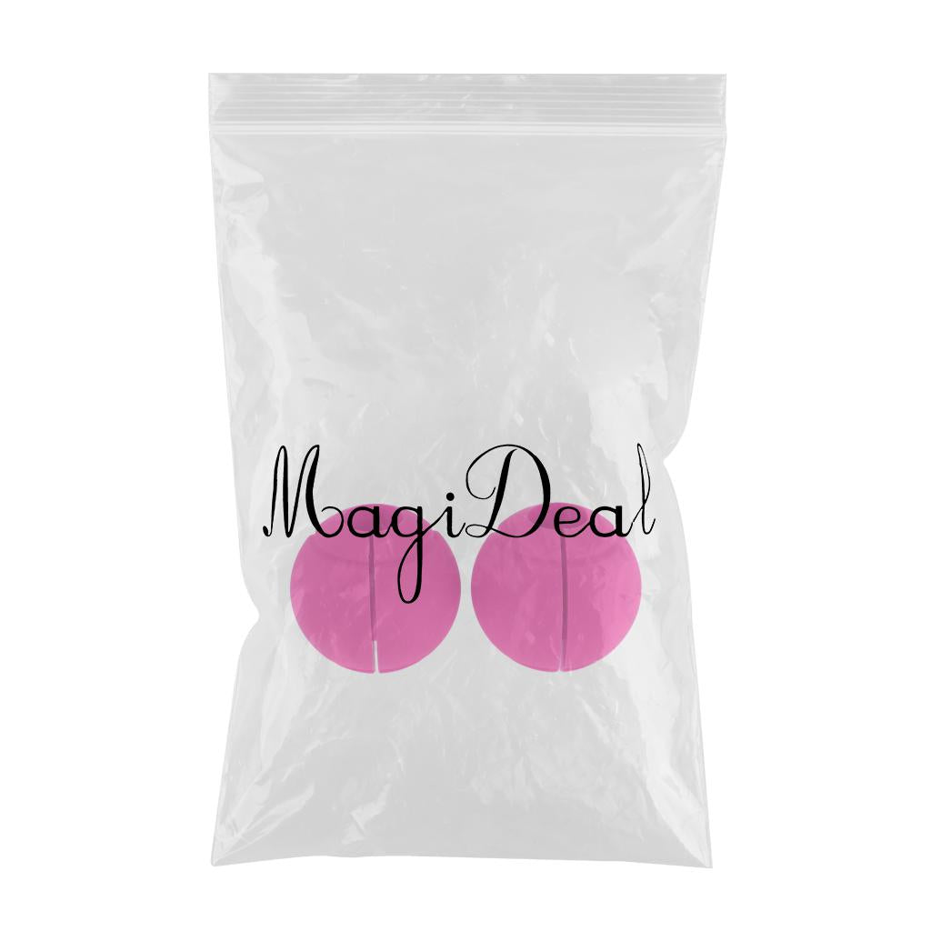 Maxbell 1 Pair Weight Lifting Barbell Hand Grip Ball Training Dumbbell Grips Fushia