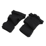 Maxbell Cycling Gloves with Shock-absorbing Half Finger Bike Racing Gloves L Black