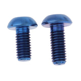 Maxbell 6pcs M5 x10/12mm Bike T25 Head Screw Disc Brake Rotor Bolts Blue  M5×10mm