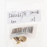 Maxbell 6pcs M5 x10/12mm Bike T25 Head Screw Disc Brake Rotor Bolts Golden M5×10mm