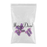 Maxbell 6pcs M5 x10/12mm Bike T25 Head Screw Disc Brake Rotor Bolts Purple  M5×12mm