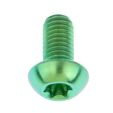 Maxbell 6pcs M5 x10/12mm Bike T25 Head Screw Disc Brake Rotor Bolts Green  M5×12mm