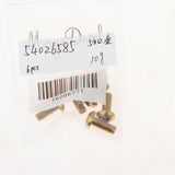 Maxbell 6pcs M5 x10/12mm Bike T25 Head Screw Disc Brake Rotor Bolts Golden  M5×12mm